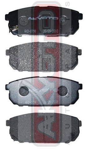 Колодки тормозные дисковые AKD-0798 AKYOTO