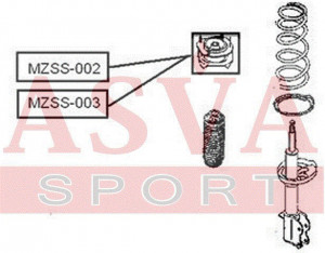 Опора амортизатора подвески MZSS003 ASVA