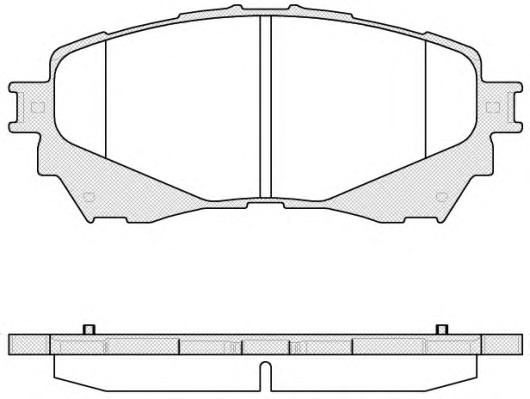 Колодки тормозные дисковые AN787K AKEBONO