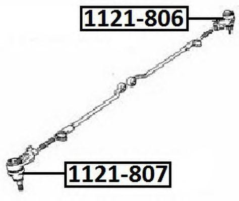 Наконечник рулевой тяги 1121-806 ASVA