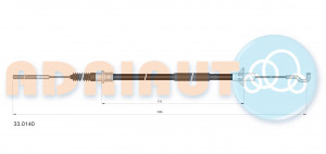 Трос сцепления 330140 ADRIAUTO