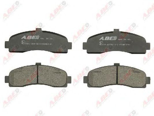 Колодки тормозные дисковые C11053ABE ABE