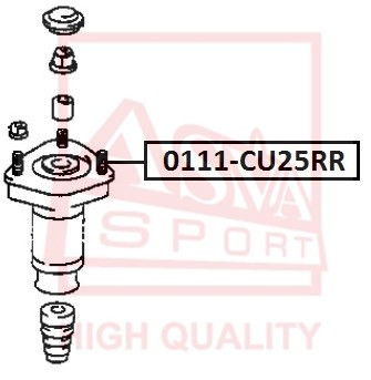 Опора амортизатора подвески 0111-CU25RR ASVA