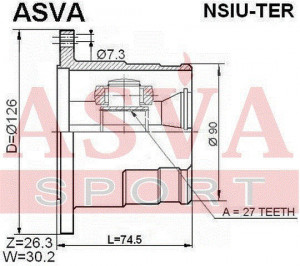 ШРУС NSIU-TER ASVA