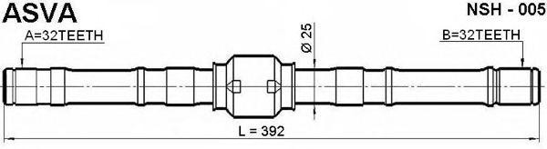 ШРУС NSH-005 ASVA