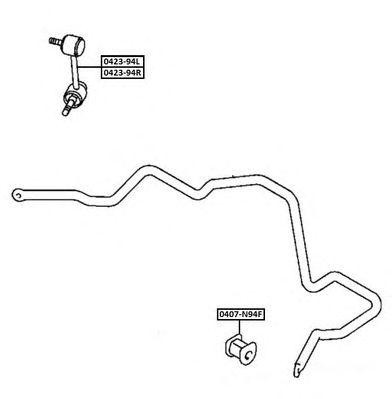 Стойка стабилизатора 0423-94L ASVA