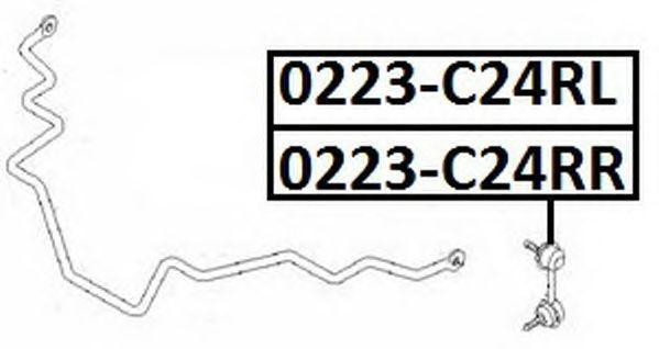 Стойка стабилизатора 0223-C24RR ASVA