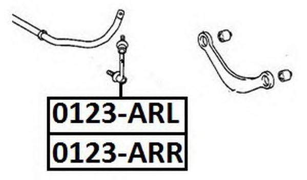 Стойка стабилизатора 0123-ARL ASVA