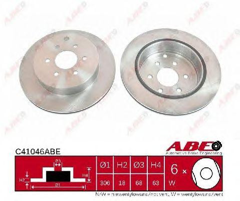 Диск тормозной C41046ABE ABE