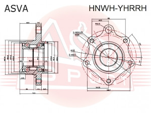 Ступица колеса HNWH-YHRRH ASVA