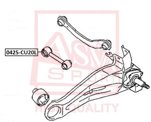 Рычаг подвески 0425-CU20L ASVA