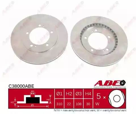 Диск тормозной C38000ABE ABE