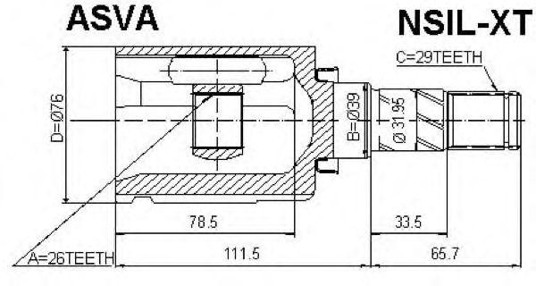 ШРУС NSIL-XT ASVA