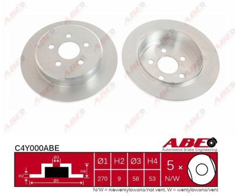 Цилиндр тормозной рабочий C51096ABE ABE