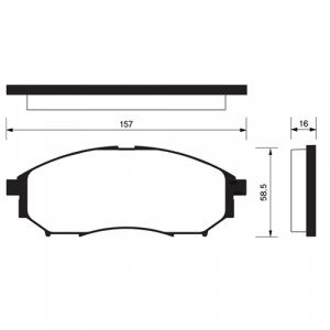 Колодки тормозные дисковые 33.2E39.92 ATF BRAKE SYSTEM