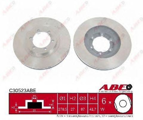 Диск тормозной C30523ABE ABE