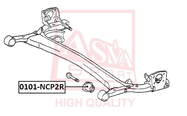 Сайлентблок 0101-NCP2R ASVA