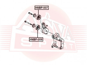 Ролик ремня приводного HNBP-007 ASVA