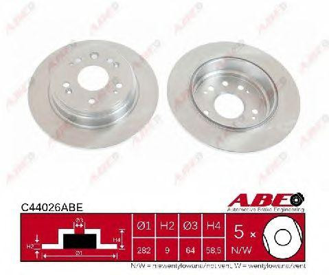 Диск тормозной C44026ABE ABE