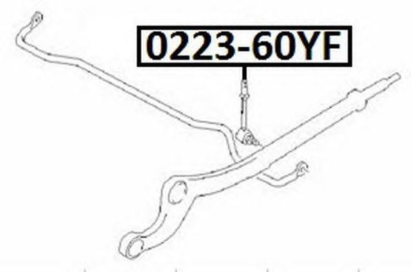 Стойка стабилизатора 0223-60YF ASVA