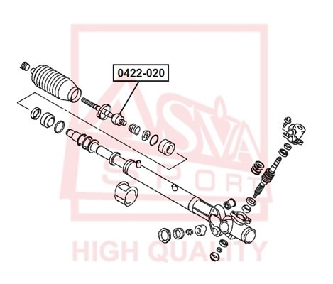 Тяга рулевая 0422-020 ASVA