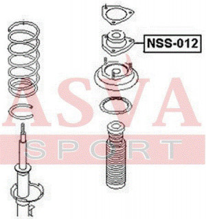 Опора амортизатора подвески NSS-012 ASVA