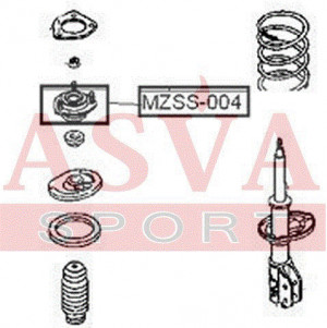 Опора амортизатора подвески MZSS004 ASVA